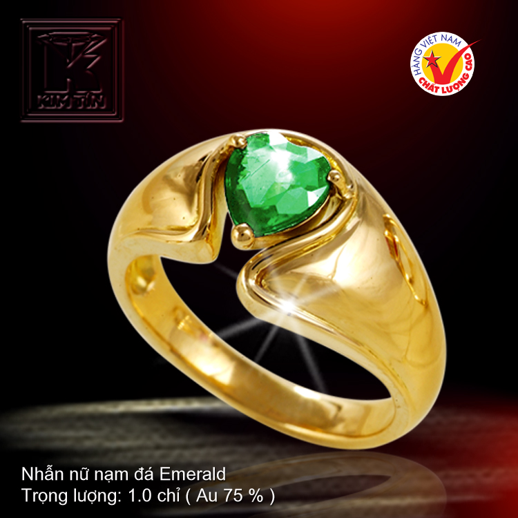 Nhẫn nữ vàng màu 18K