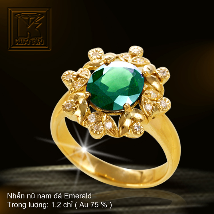 Nhẫn nữ vàng màu 18K