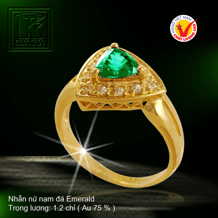 Nhẫn nữ vàng màu 18K