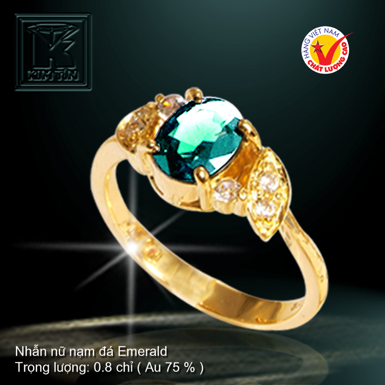 Nhẫn nữ vàng màu 18K