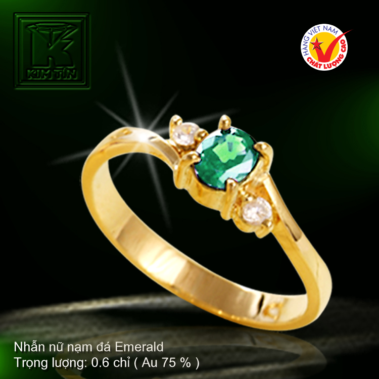 Nhẫn nữ vàng màu 18K