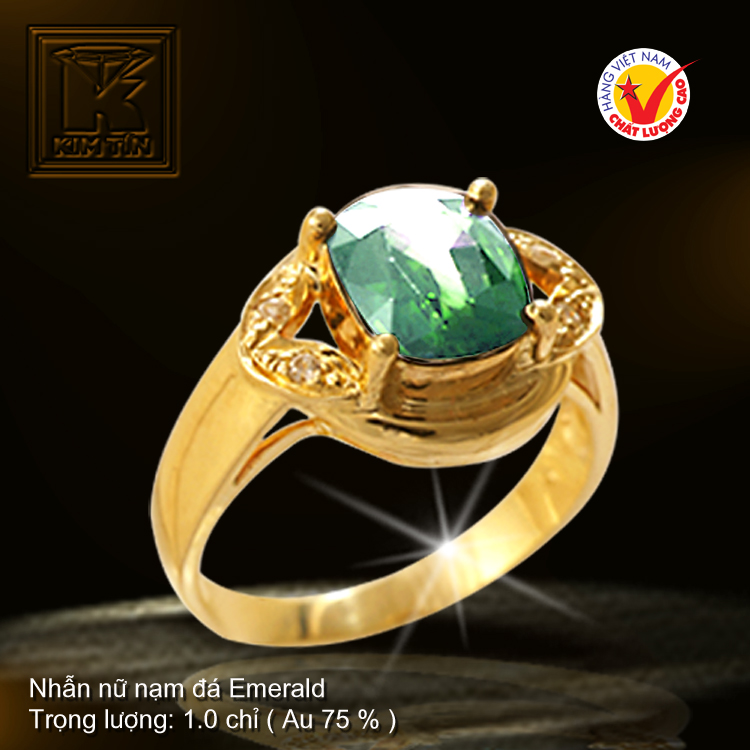 Nhẫn nữ vàng màu 18K