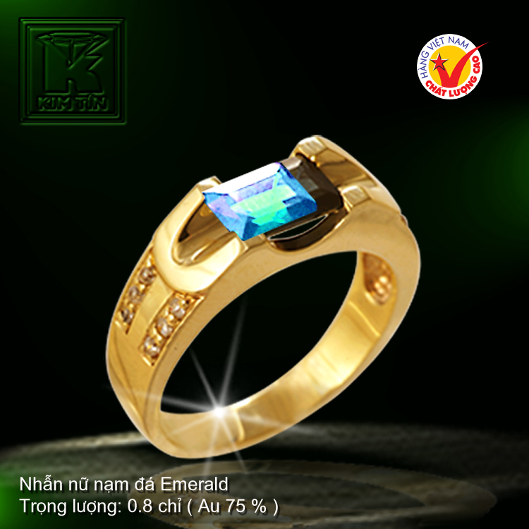 Nhẫn nữ vàng màu 18K