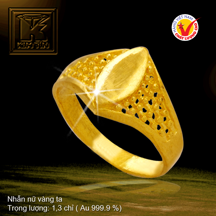 Nhẫn nữ vàng 24K