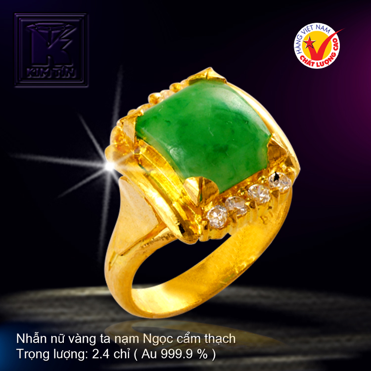 Nhẫn nữ vàng 24K