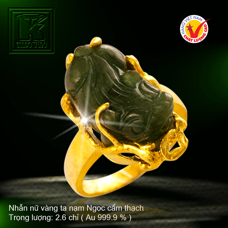 Nhẫn nữ vàng 24K