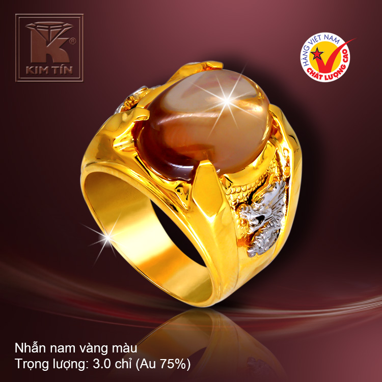 Nhẫn nam vàng 18k