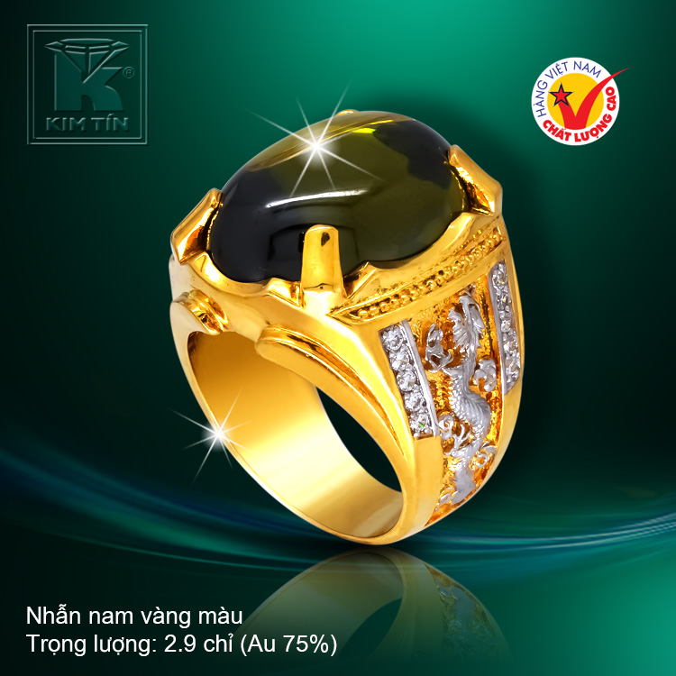 Nhẫn nam vàng 18k