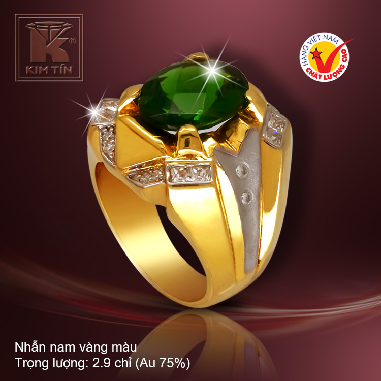 Nhẫn nam vàng 18k