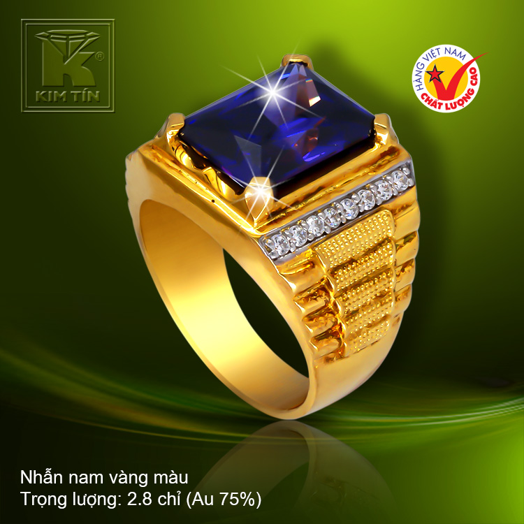 Nhẫn nam vàng 18k