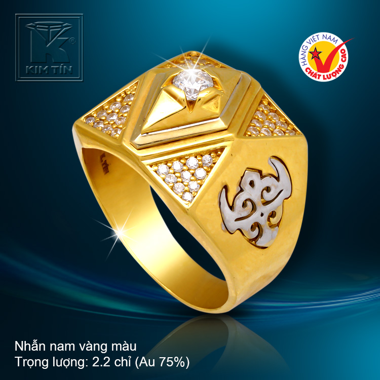 Nhẫn nam vàng 18k