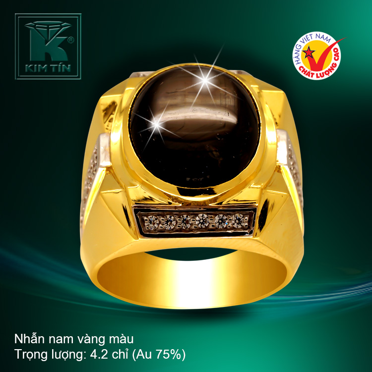 Nhẫn nam vàng 18k