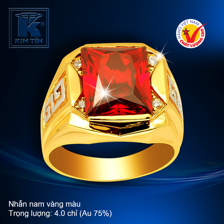 Nhẫn nam vàng 18k