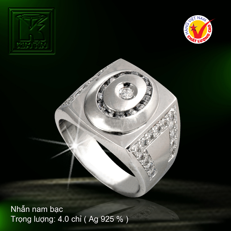 Nhẫn nam bạc 925