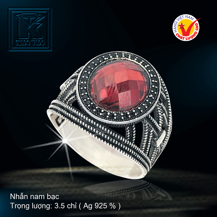 Nhẫn nam bạc 925