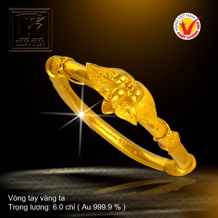 Vòng tay vàng 24K