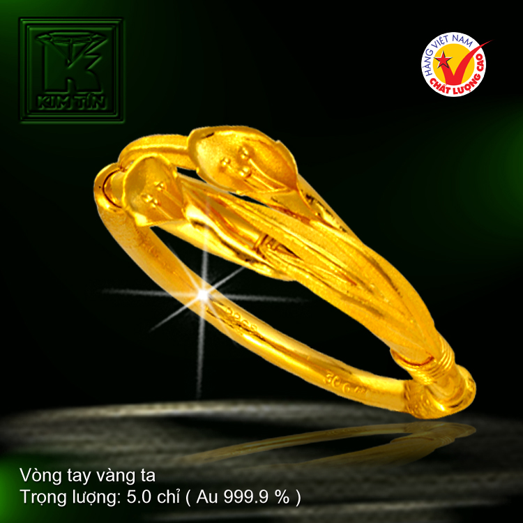 Vòng tay vàng 24K