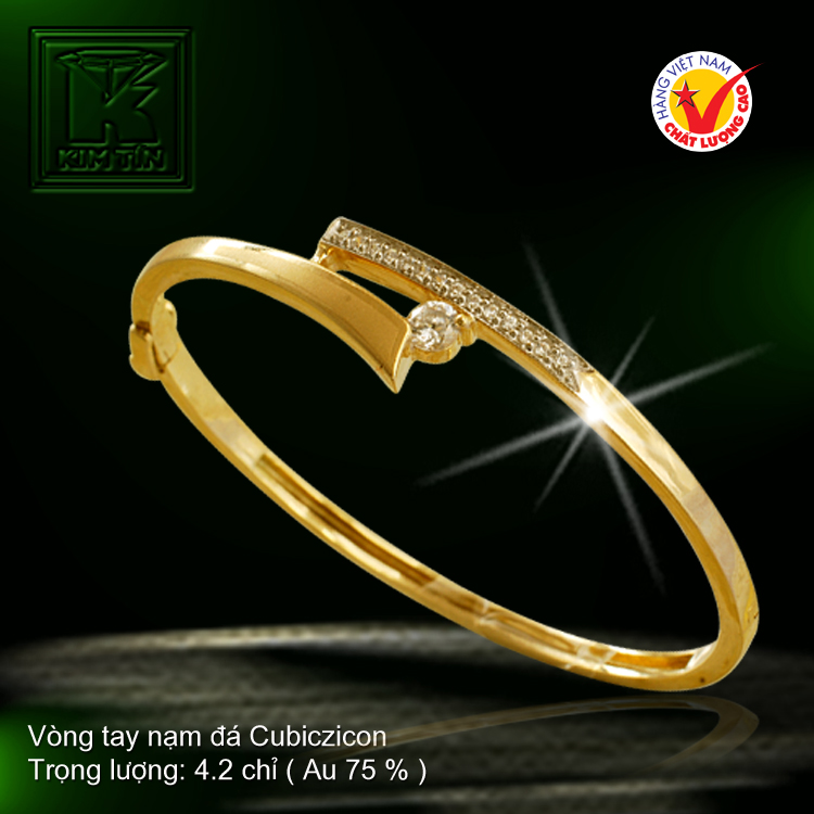 Vòng tay vàng 18K