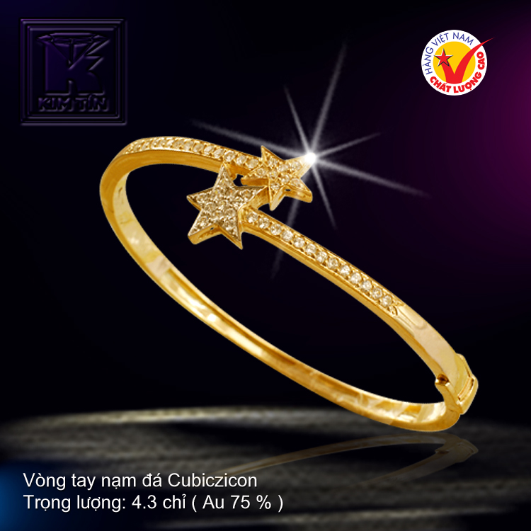 Vòng tay vàng 18K