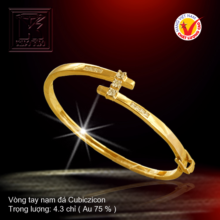 Vòng tay vàng 18K