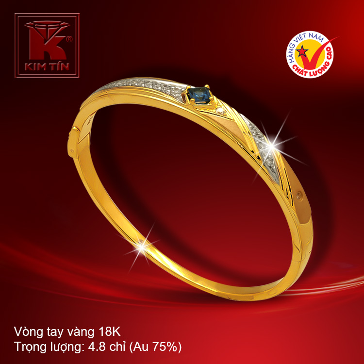 Vòng tay vàng 18K