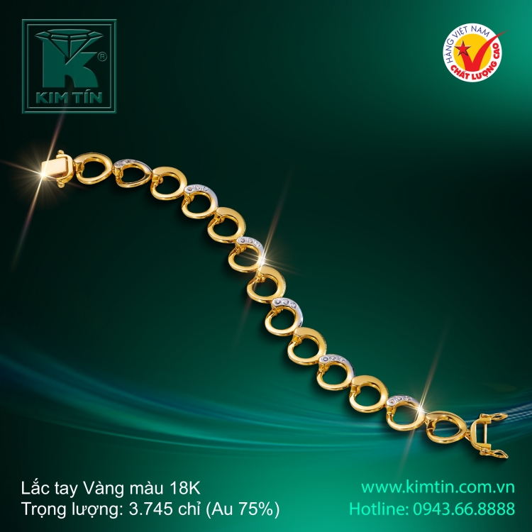 Lắc tay Vàng 18K