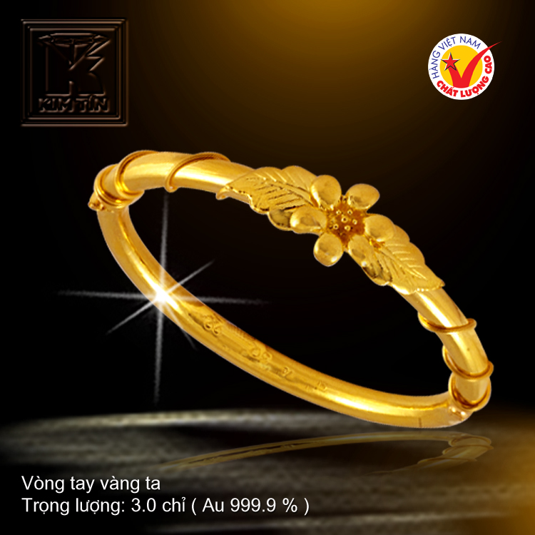 Vòng tay vàng 24 K